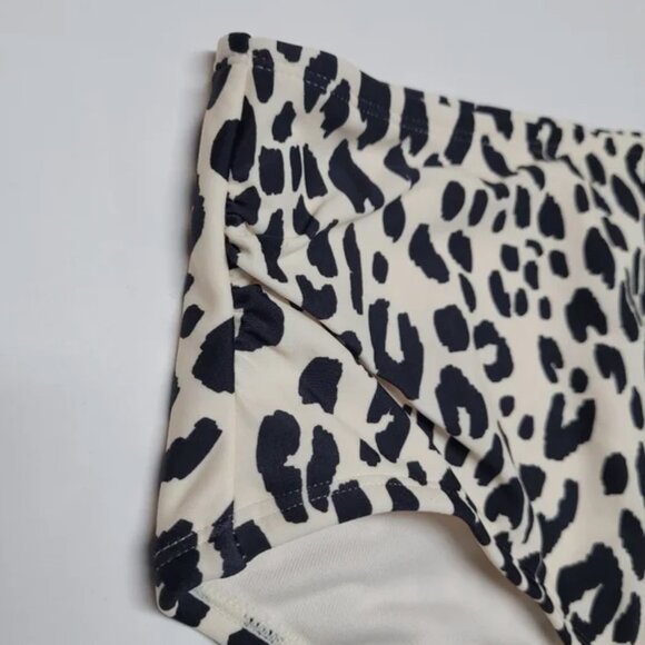 KONA SOL High Leg High Waist Medium Coverage Bikini Bottoms Animal Print - Picture 5 of 7